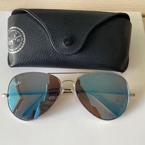 Vintage ice blue rayban aviators